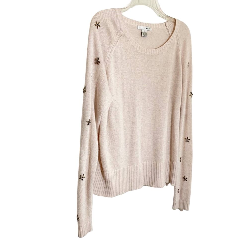 WD.NY Gemstone Embellished Knit Sweater XL